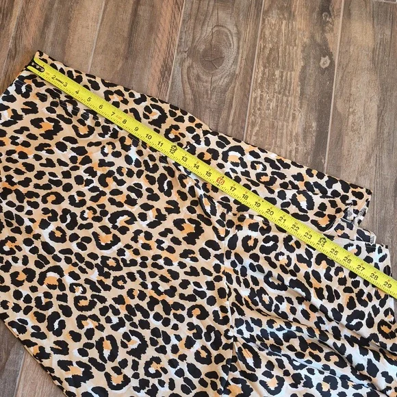 Australian Brand Into Asymmetrical Ruffle Hem Animal Print Skirt, Size 2 - Picture 5 of 9